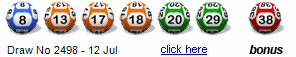 Draw: 2498 - 8,13,17,18,20,29, bonus 38