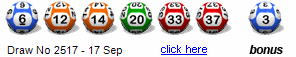 Draw: 2517 - 6,12,14,20,33,37, bonus 3