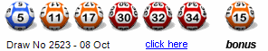 Draw: 2523 - 5,11,17,30,32,34, bonus 15