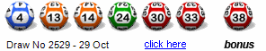 Draw: 2529 - 4,13,14,24,30,33, bonus 38